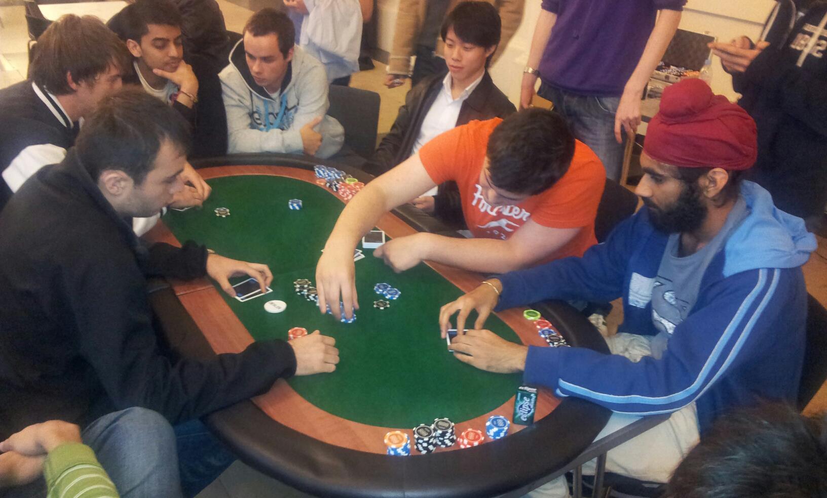 Final table action