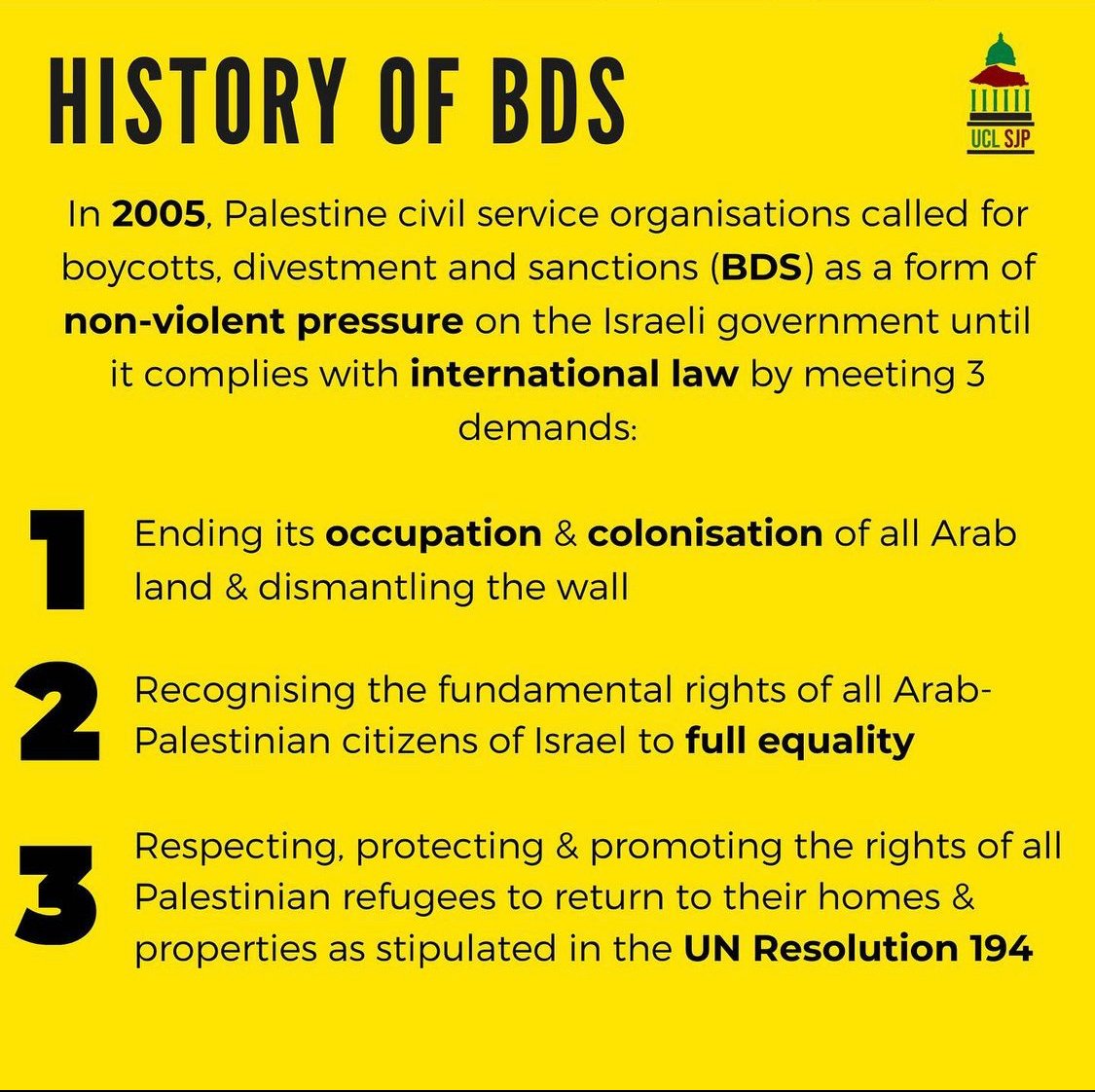 History of BDS