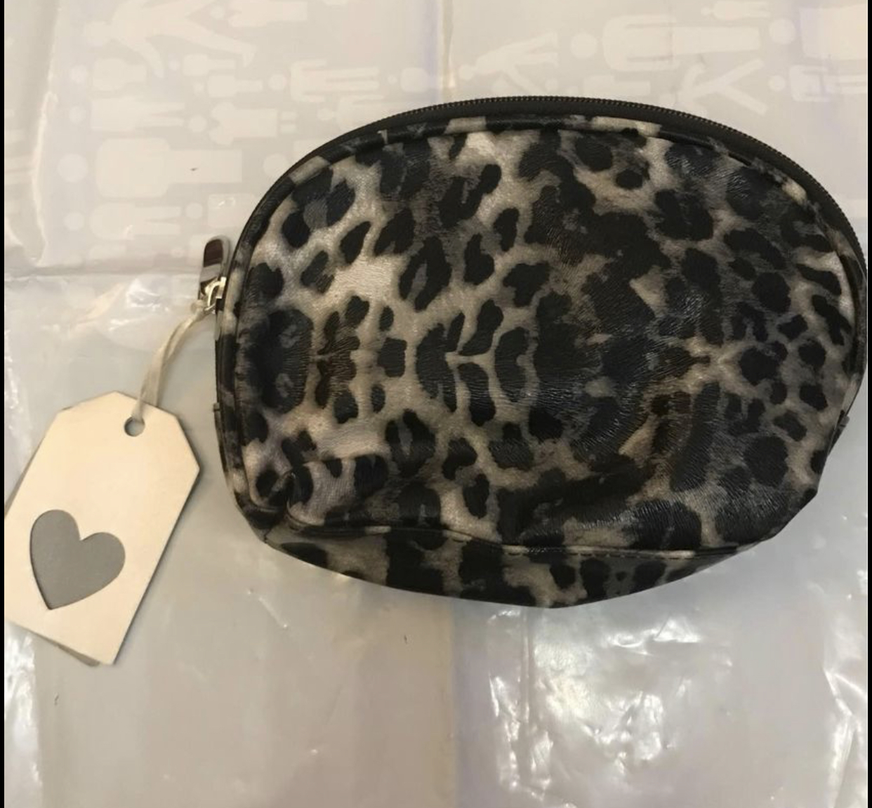 Leopard print purse