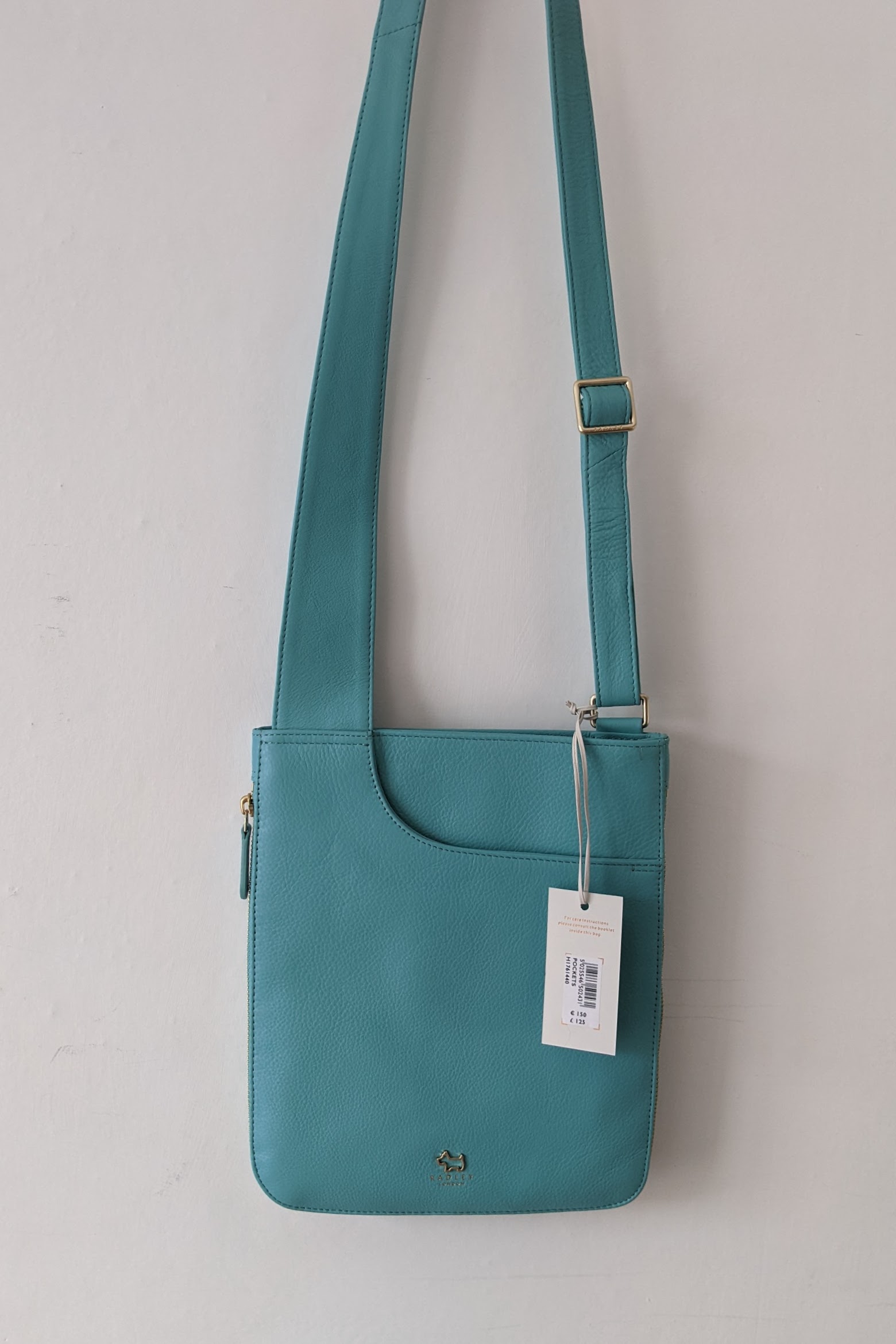Radley Turquoise Blue Bag (front)