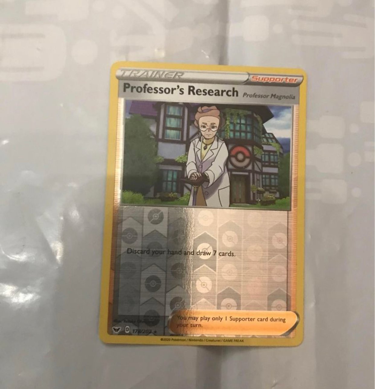 Professor’s research pokemon card