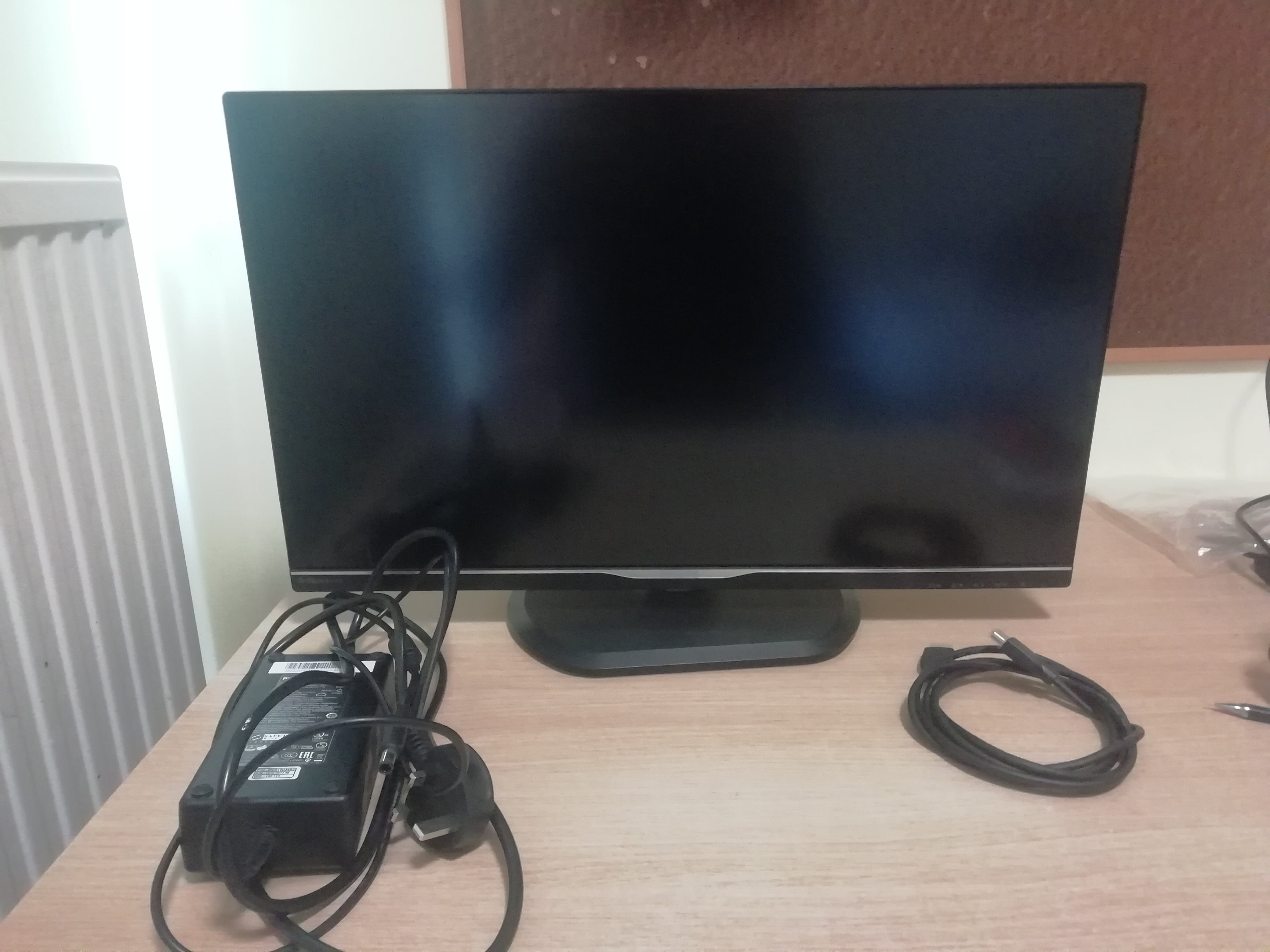 25 Inch Philips Monitor, Power Code and HDMI Cable