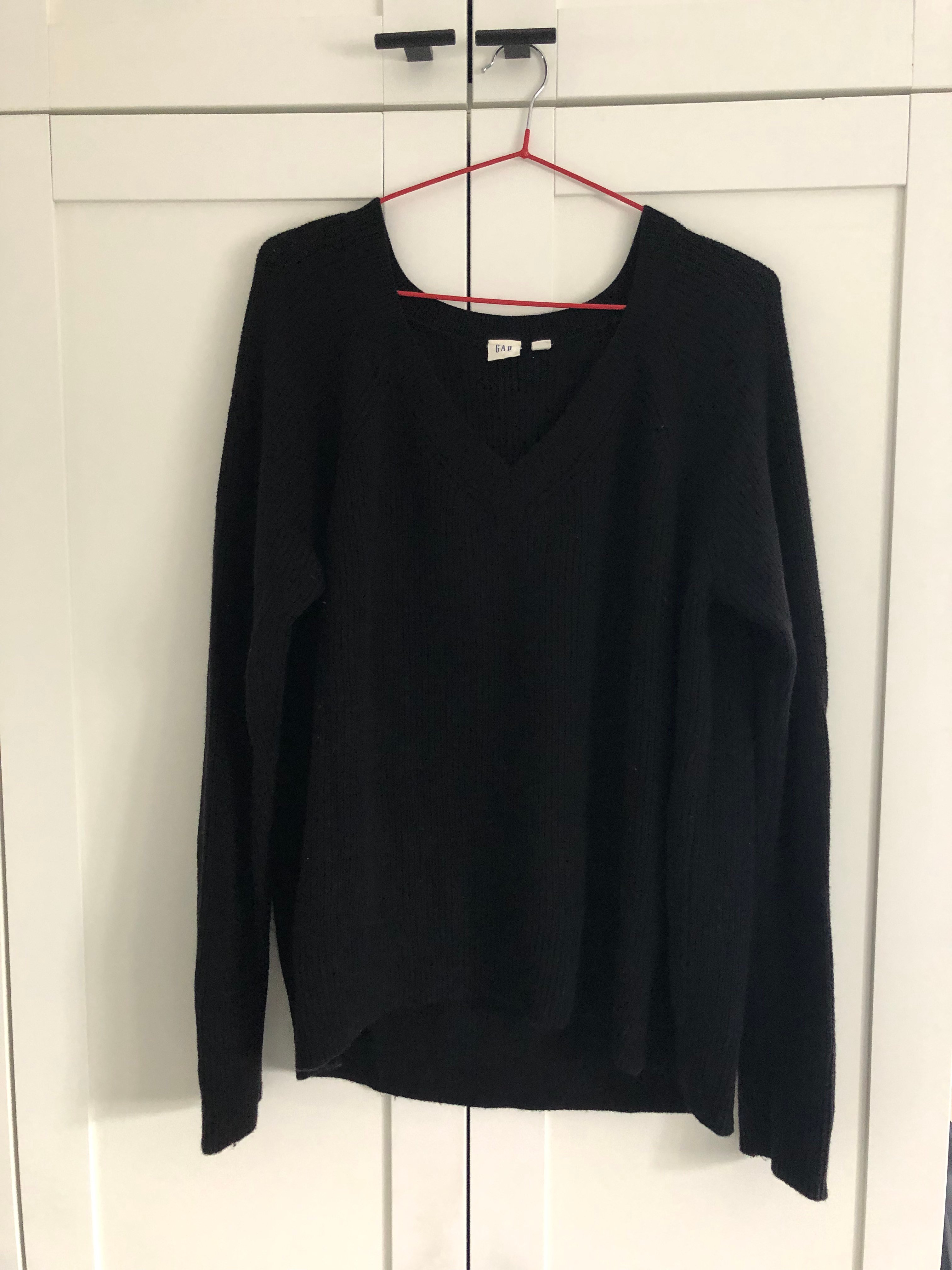 Black knit jumper 