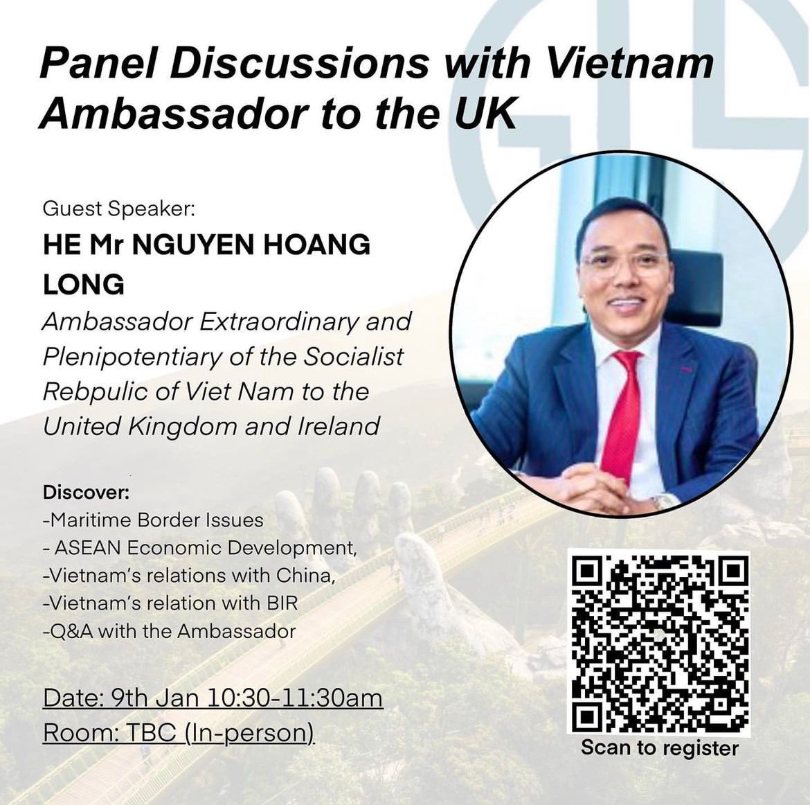 Speaker event with Viet-Nam Ambassador to UK