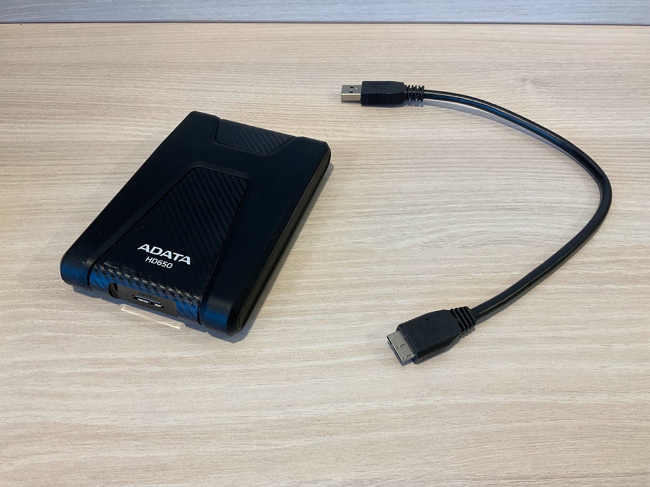 1TB ADATA Black HD650 Durable USB3.1 Portable Hard Drive