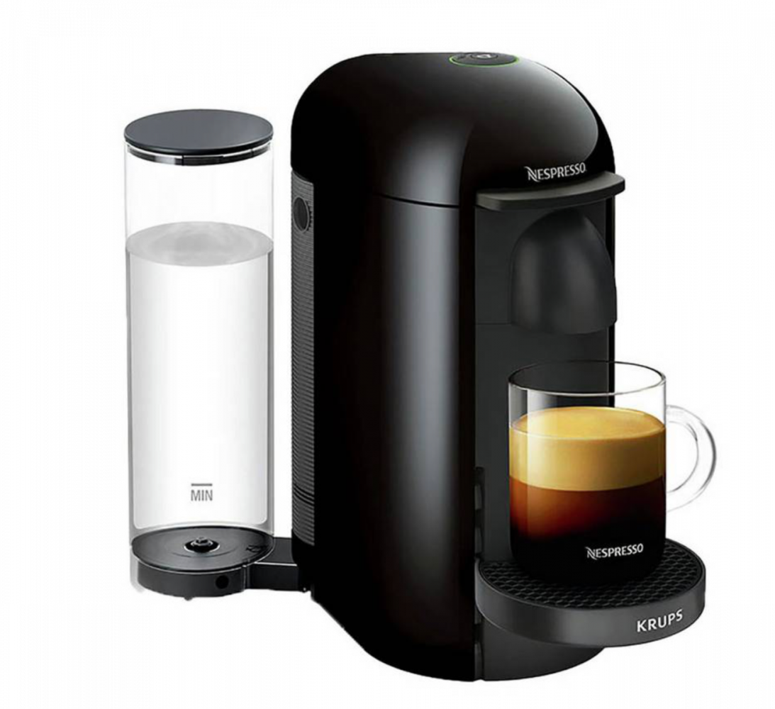 Black Nespresso Vertuo Plus Coffee Machine