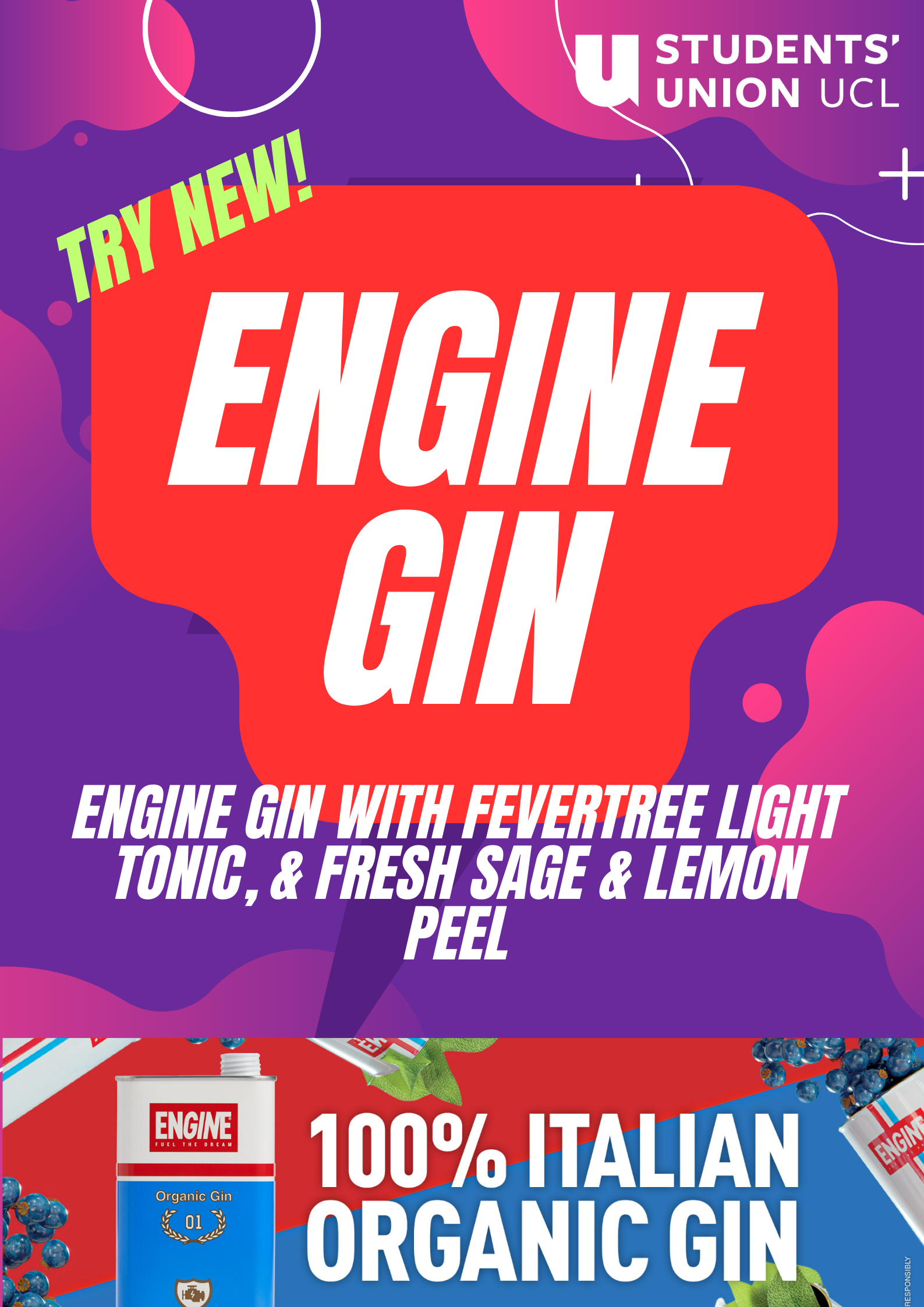 Try something new - Engine Gin!