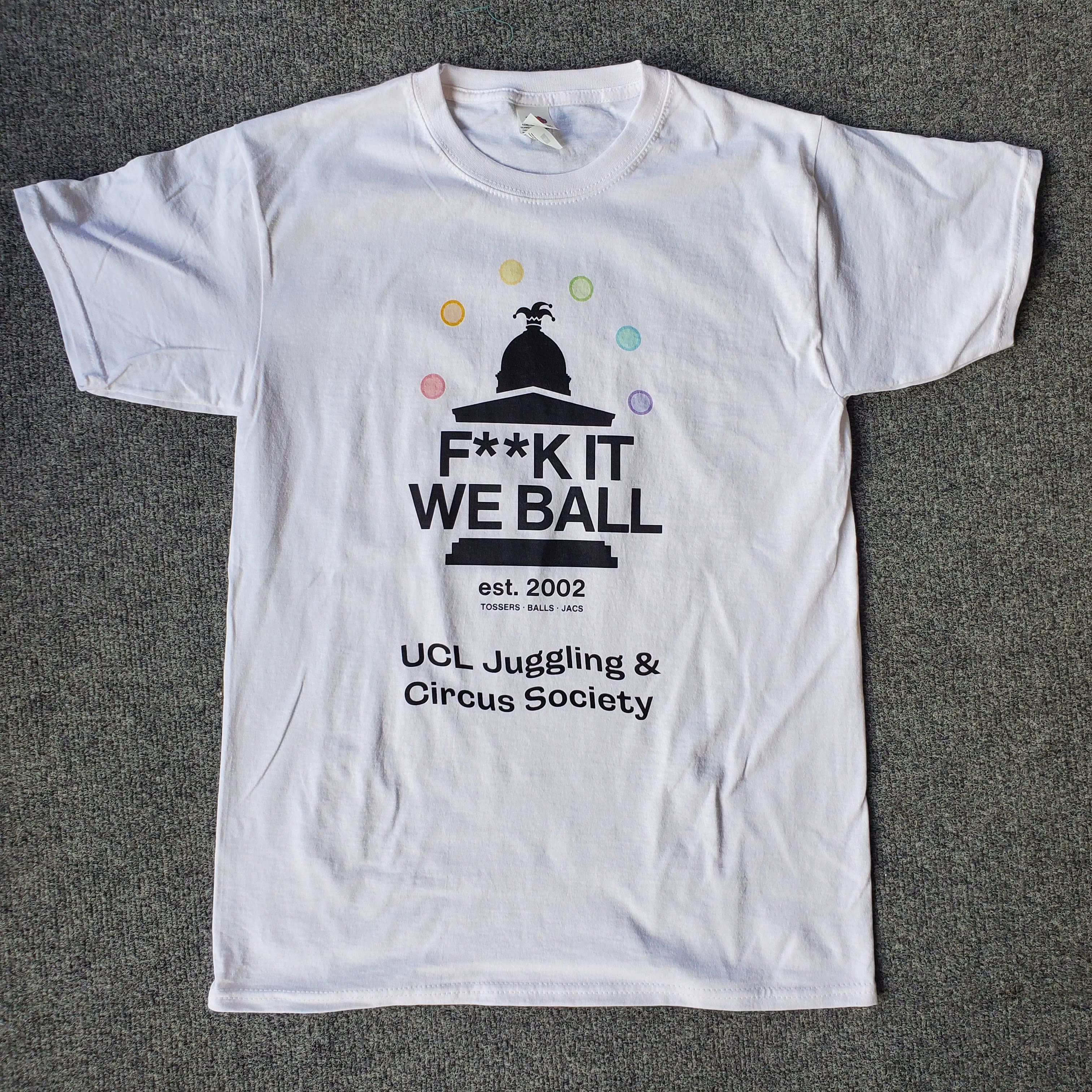 White "F**k It We Ball" T-Shirt