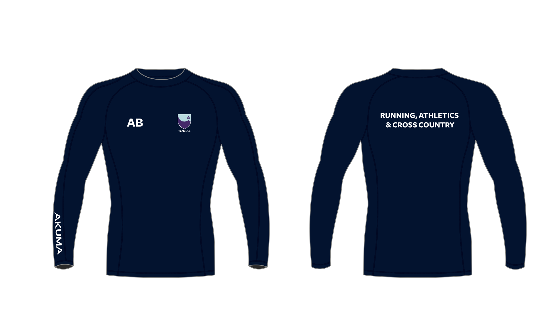 Navy blue base layer top
