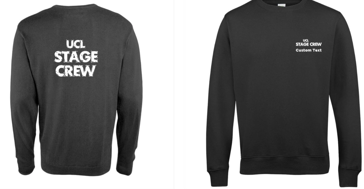 Black Sweatshirt / Crew Neck Jumper