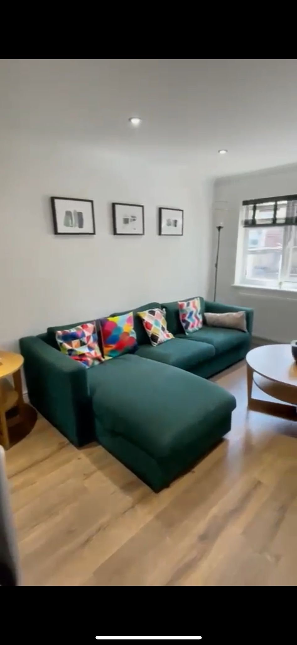Large living room, with TV not shown in photo 