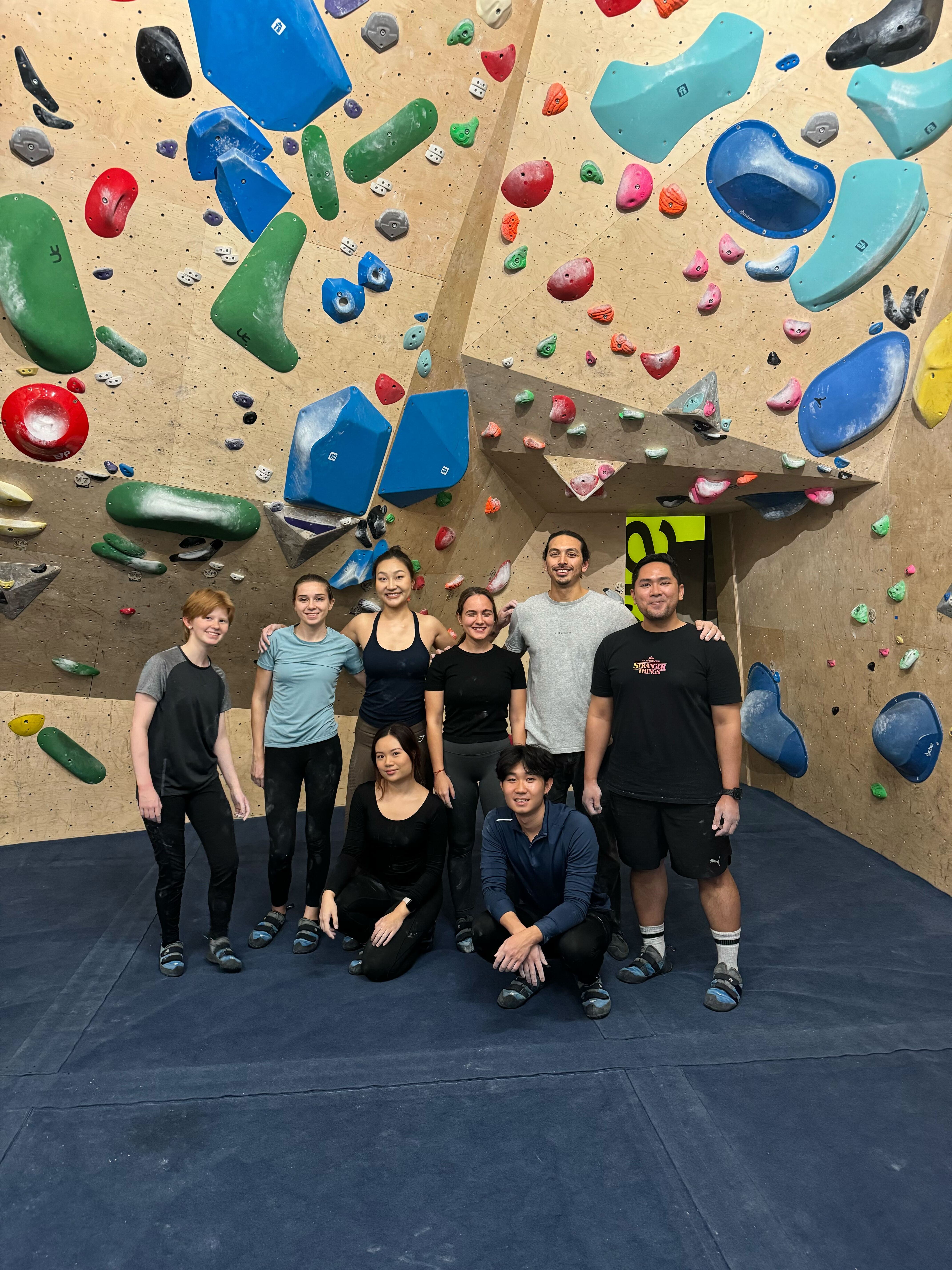 Group picture of attendees from Learn to... Climb