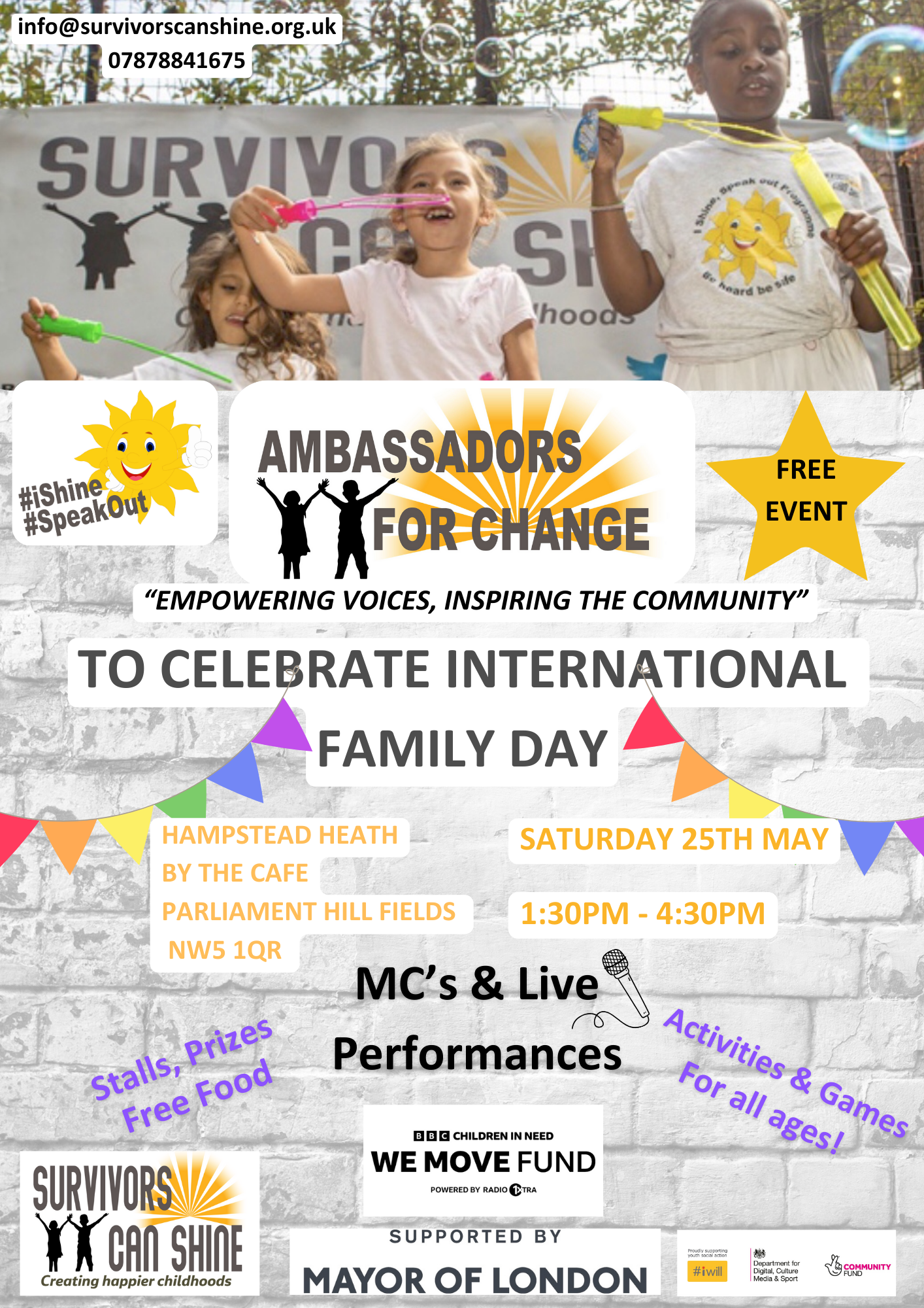 Ambassadors for Change Event Flyer