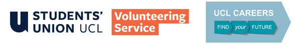 Volunteering Service and UCL Careers logos