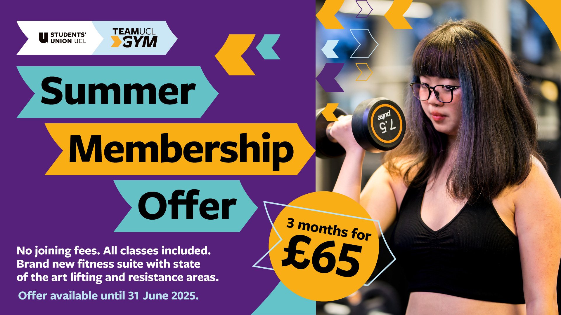 TeamUCL Gym Summer Offer