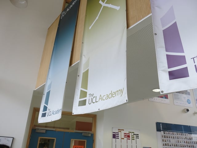 UCL Academy banners