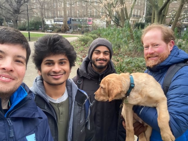 Image of walk and talk selfie 