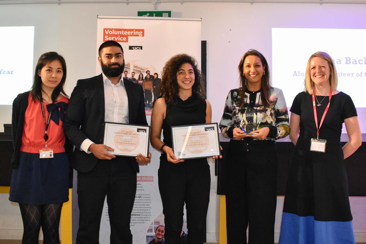 UCL alumni receiving awards